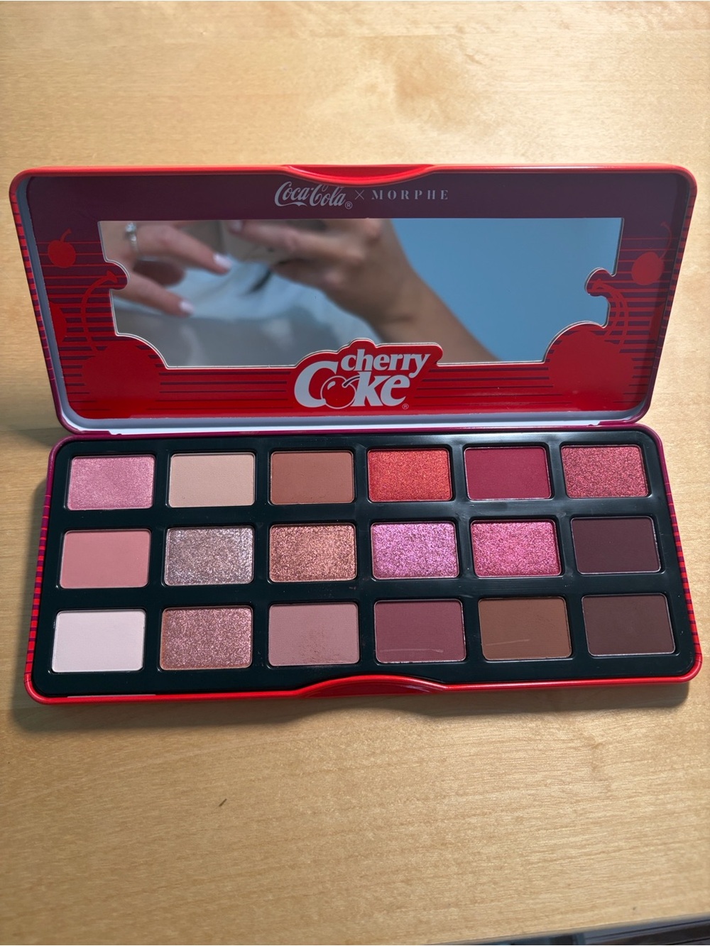 Morphe Cherry Coke Eyeshadow Palette - Rose, Pink & Red Tones